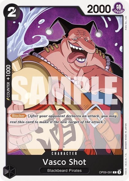 Vasco Shot, Emperors in the New World OP09-091