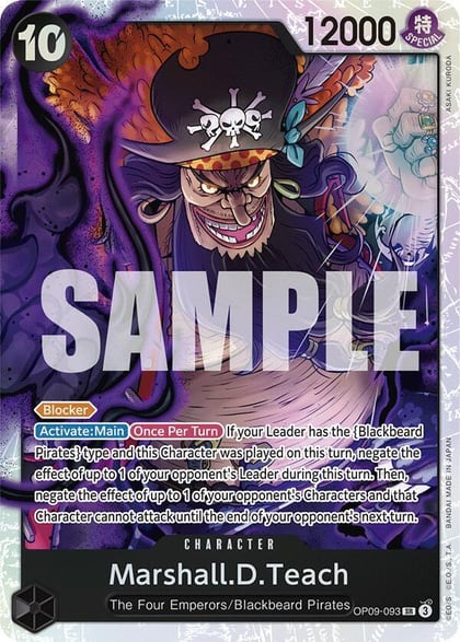 Marshall.D.Teach (093), Emperors in the New World OP09-093