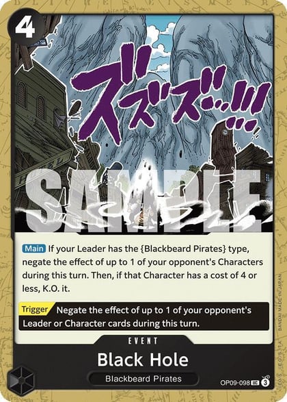 Black Hole, Emperors in the New World OP09-098