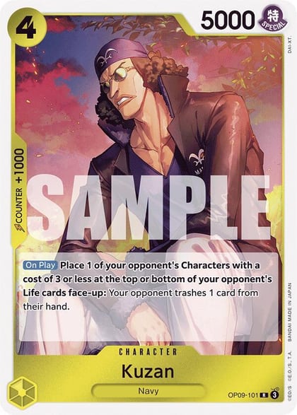 Kuzan, Emperors in the New World OP09-101