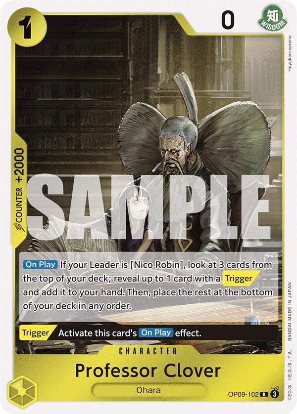 Professor Clover, Emperors in the New World OP09-102