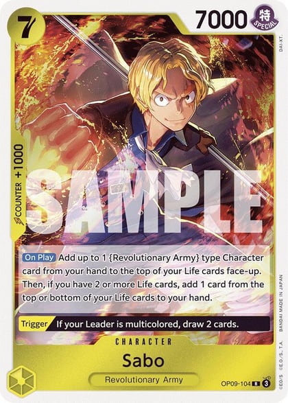 Sabo (104), Emperors in the New World OP09-104