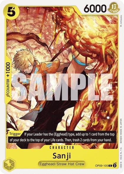 Sanji (105), Emperors in the New World OP09-105