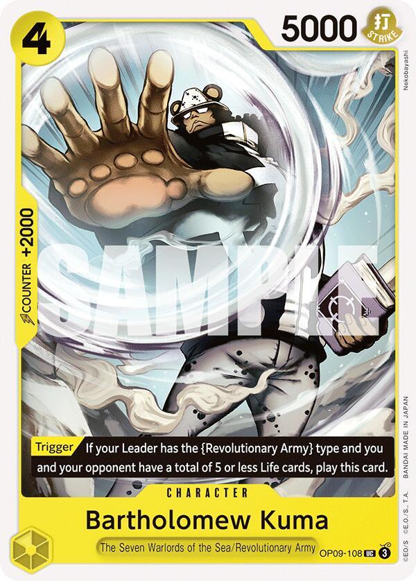 Bartholomew Kuma, Emperors in the New World OP09-108