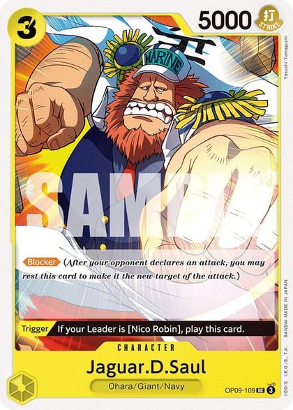 Jaguar.D.Saul, Emperors in the New World OP09-109