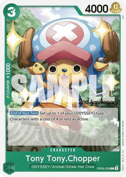 Tony Tony.Chopper, Emperors in the New World: 2nd Anniversary Tournament Cards OP09-029