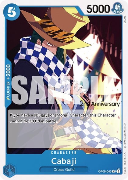 Cabaji, Emperors in the New World: 2nd Anniversary Tournament Cards OP09-045