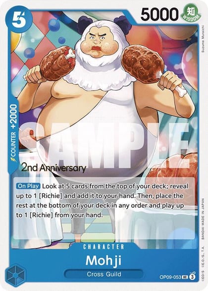Mohji, Emperors in the New World: 2nd Anniversary Tournament Cards OP09-053