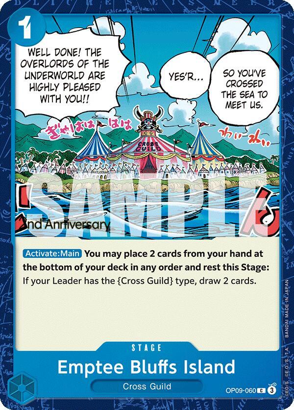 Emptee Bluffs Island, Emperors in the New World: 2nd Anniversary Tournament Cards OP09-060
