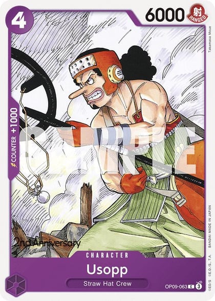 Usopp (063), Emperors in the New World: 2nd Anniversary Tournament Cards OP09-063