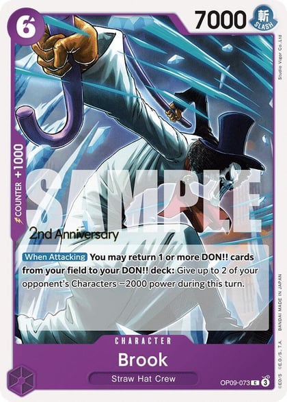 Brook (073), Emperors in the New World: 2nd Anniversary Tournament Cards OP09-073