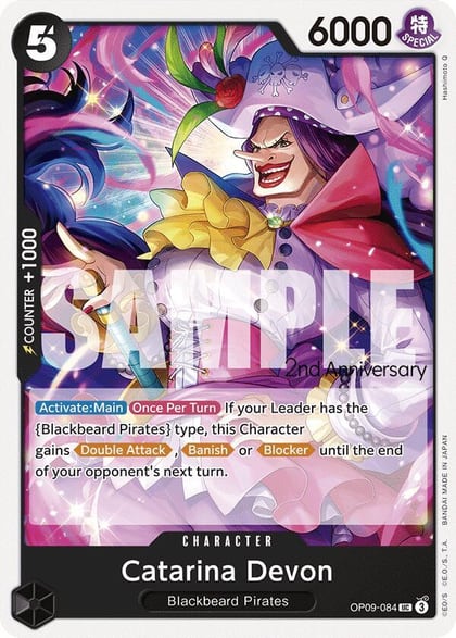 Catarina Devon, Emperors in the New World: 2nd Anniversary Tournament Cards OP09-084
