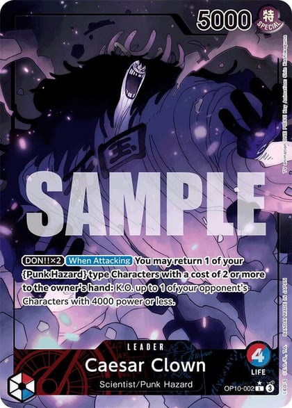 Caesar Clown (002) (Parallel), Royal Blood OP10-002