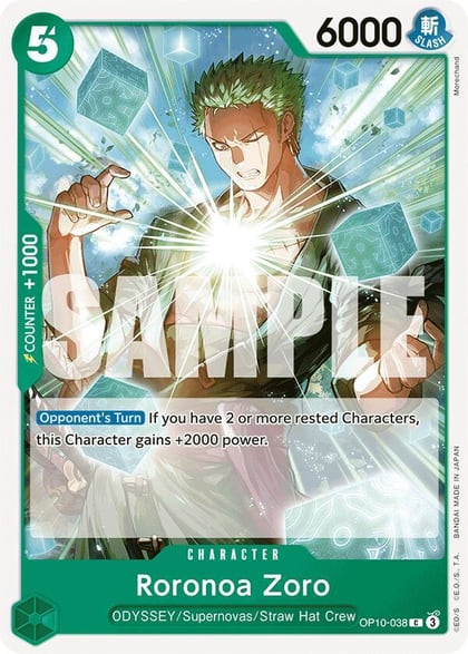 Roronoa Zoro (038), Royal Blood OP10-038