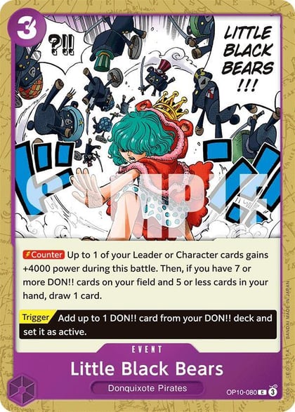 Little Black Bears, Royal Blood OP10-080