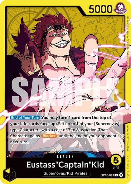 Eustass"Captain"Kid (099), Royal Blood OP10-099