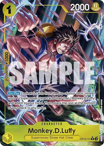 Monkey.D.Luffy (111) (Parallel), Royal Blood OP10-111