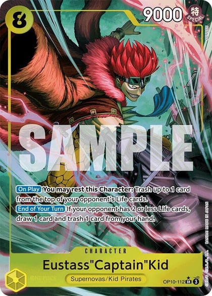 Eustass"Captain"Kid (112) (Parallel), Royal Blood OP10-112