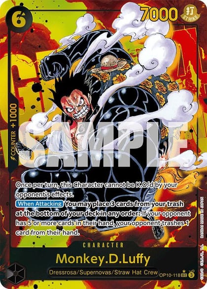 Monkey.D.Luffy (118) (Parallel), Royal Blood OP10-118