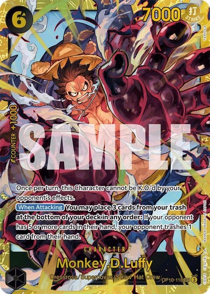 Monkey.D.Luffy (118), Royal Blood OP10-118