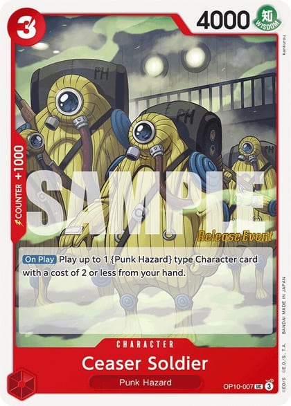 Ceaser Soldier, Royal Blood Release Event Cards OP10-007