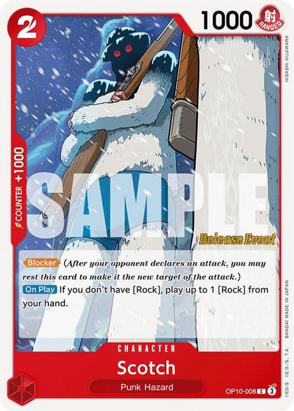 Scotch, Royal Blood Release Event Cards OP10-008