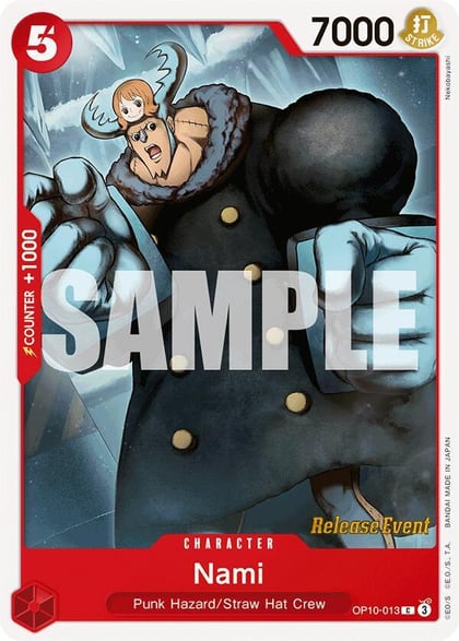 Nami (013), Royal Blood Release Event Cards OP10-013
