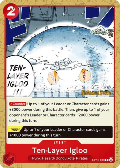 Ten-Layer Igloo, Royal Blood Release Event Cards OP10-018