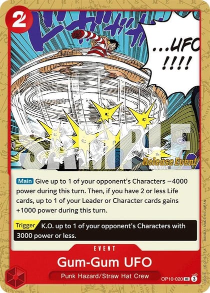 Gum-Gum UFO, Royal Blood Release Event Cards OP10-020