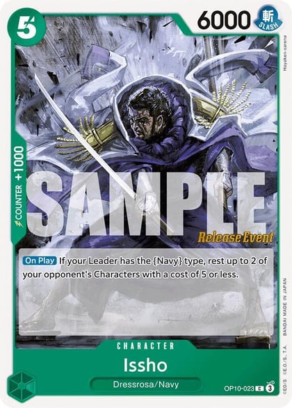 Issho, Royal Blood Release Event Cards OP10-023