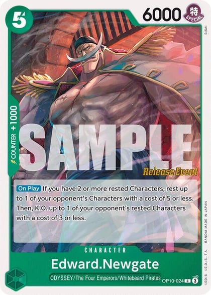 Edward.Newgate, Royal Blood Release Event Cards OP10-024