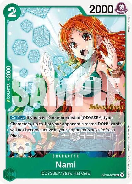 Nami (033), Royal Blood Release Event Cards OP10-033