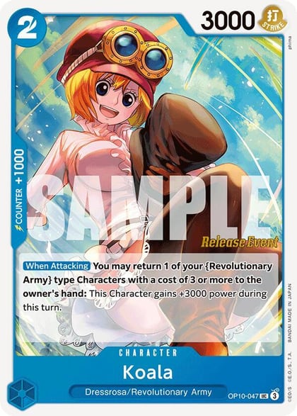 Koala, Royal Blood Release Event Cards OP10-047