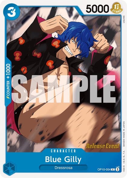 Blue Gilly, Royal Blood Release Event Cards OP10-054