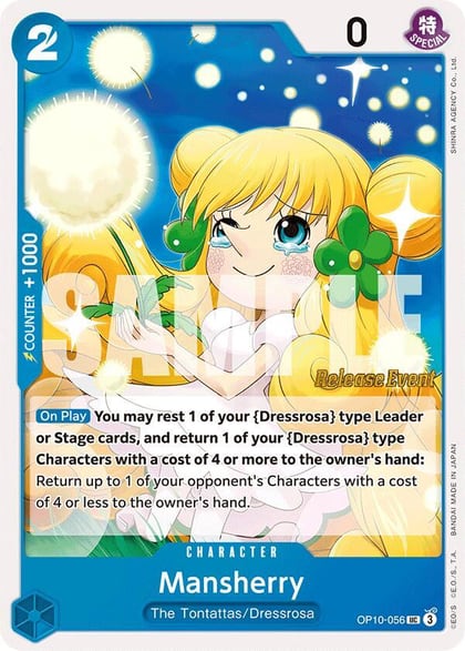 Mansherry, Royal Blood Release Event Cards OP10-056