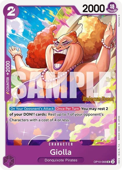 Giolla, Royal Blood Release Event Cards OP10-066