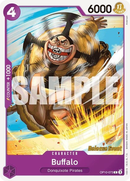 Buffalo, Royal Blood Release Event Cards OP10-073