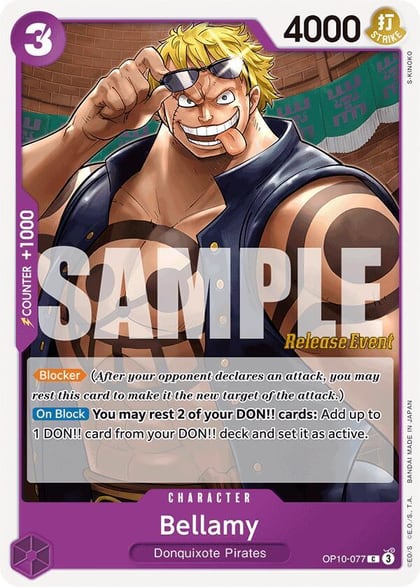 Bellamy, Royal Blood Release Event Cards OP10-077