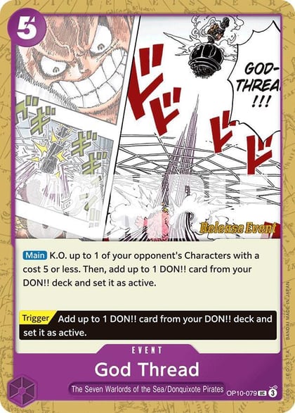 God Thread, Royal Blood Release Event Cards OP10-079
