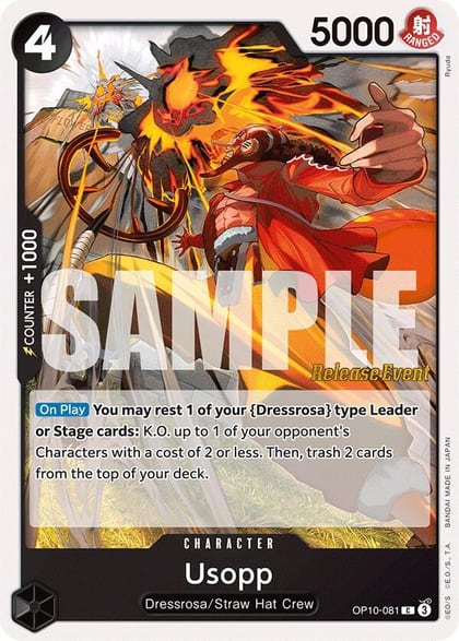 Usopp (081), Royal Blood Release Event Cards OP10-081