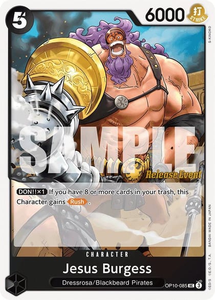 Jesus Burgess, Royal Blood Release Event Cards OP10-085