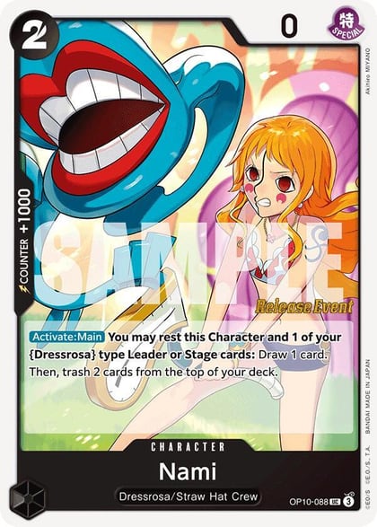 Nami (088), Royal Blood Release Event Cards OP10-088