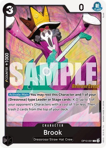 Brook (091), Royal Blood Release Event Cards OP10-091