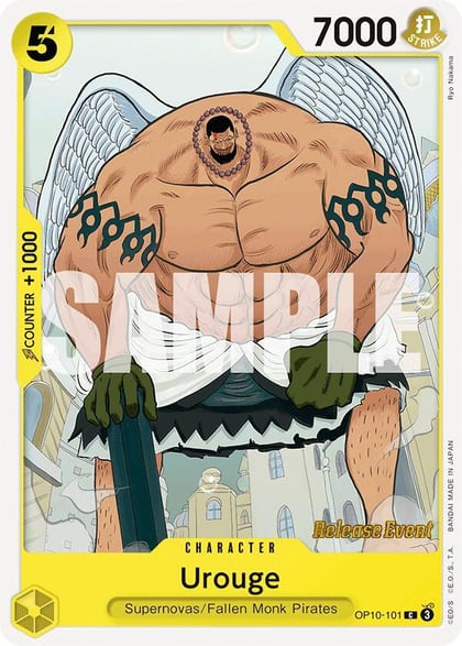Urouge, Royal Blood Release Event Cards OP10-101