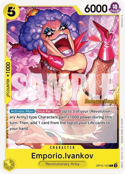 Emporio.Ivankov, Royal Blood Release Event Cards OP10-102