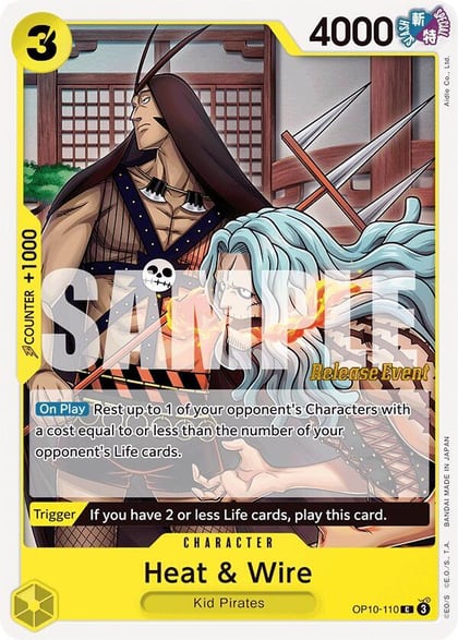 Heat & Wire, Royal Blood Release Event Cards OP10-110