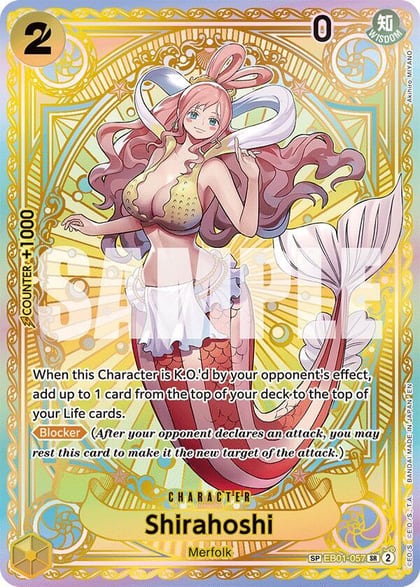 Shirahoshi (SP), A Fist of Divine Speed EB01-057