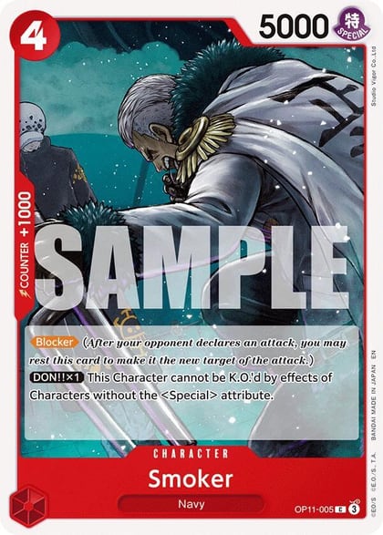 Smoker, A Fist of Divine Speed OP11-005