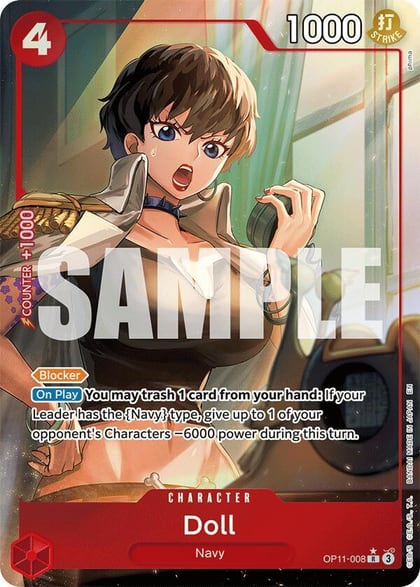 Doll (Alternate Art), A Fist of Divine Speed OP11-008