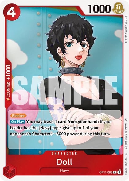 Doll, A Fist of Divine Speed OP11-008